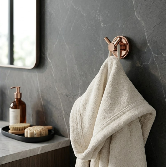 Defne Aster İkili Bornozluk Rose Renk (205 20 RZ) - 1