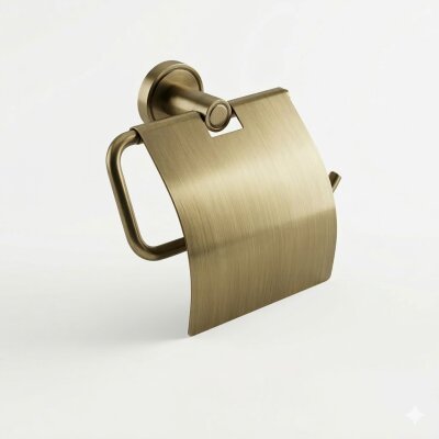 Defne Aster Kapaklı Tuvalet Kağıtlığı Antik Eskitme (205 40 E) - Defne Banyo (1)