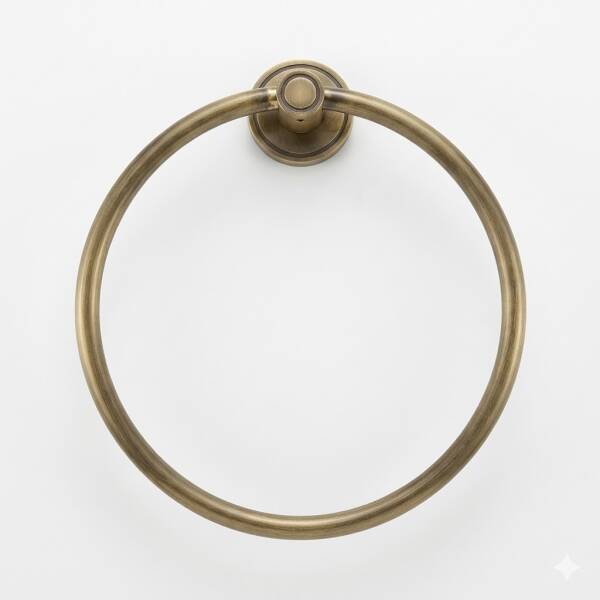 Defne Aster Yuvarlak Havluluk Antik Eskitme (205 13 E) - 2