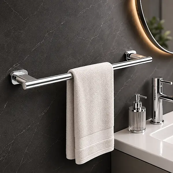 Defne Banyo 35 cm Uzun Havluluk Krom Renk (800 30) - 2