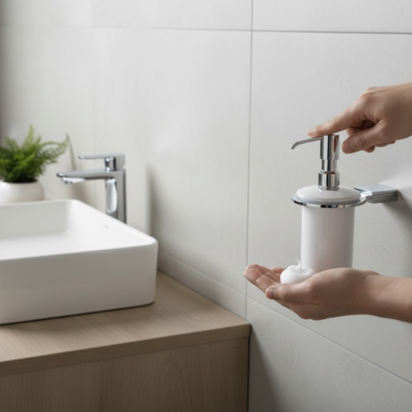 Defne Banyo Açelya Krom Montajlı Sıvı Sabunluk (402 50) - 1