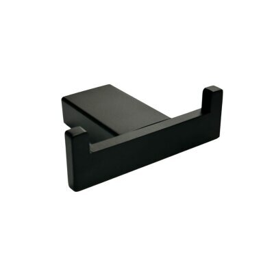 Defne Banyo Frezya 2li Bornoz Askısı Siyah Renk (900 14 S) - Defne Banyo