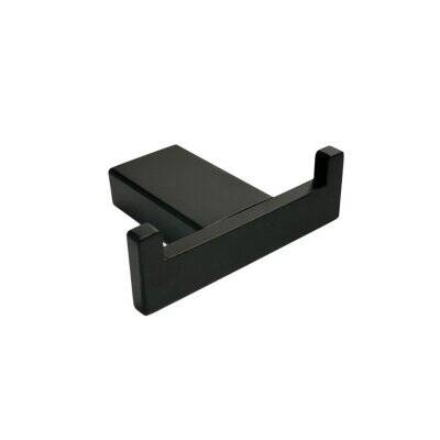 Defne Banyo Frezya 2li Bornoz Askısı Siyah Renk (900 14 S) - 2