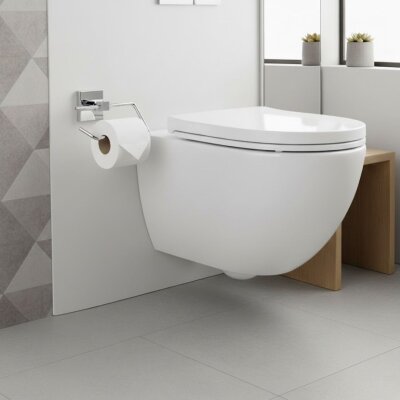 Defne Banyo Krom Kapaksız Tuvalet Kağıtlığı (104 20) - Defne Banyo