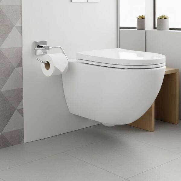 Defne Banyo Krom Kapaksız Tuvalet Kağıtlığı (104 20) - 1