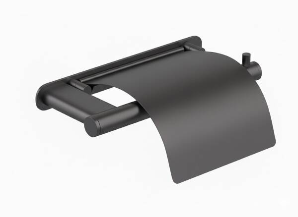 Defne Banyo Lotus Kapaklı Kağıtlık Antrasit (804 10 ANT) - 2