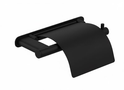 Defne Banyo Lotus Kapaklı Kağıtlık Siyah (804 10 S) - Defne Banyo (1)