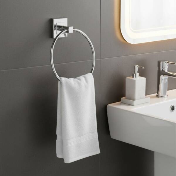 Defne Banyo Menekşe Krom Halka Havluluk (303 10) - 1