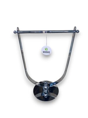 Defne Begonvil Set Üstü Havluluk Krom (7011) - Defne Banyo