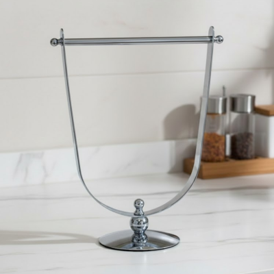 Defne Begonvil Set Üstü Havluluk Krom (7011) - Defne Banyo (1)