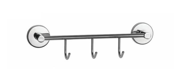 Defne Begonya 3lü Kancalı Askılık Krom Renk (500 30) - 1