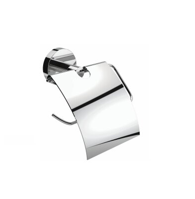 Defne Begonya Kapaklı Krom Tuvalet Kağıtlık (504 10) - Defne Banyo