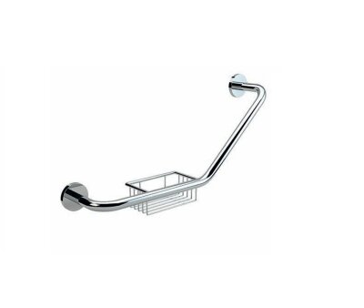 Defne Dirsekli Süngerlikli Tutamak Krom (37 20) - Defne Banyo