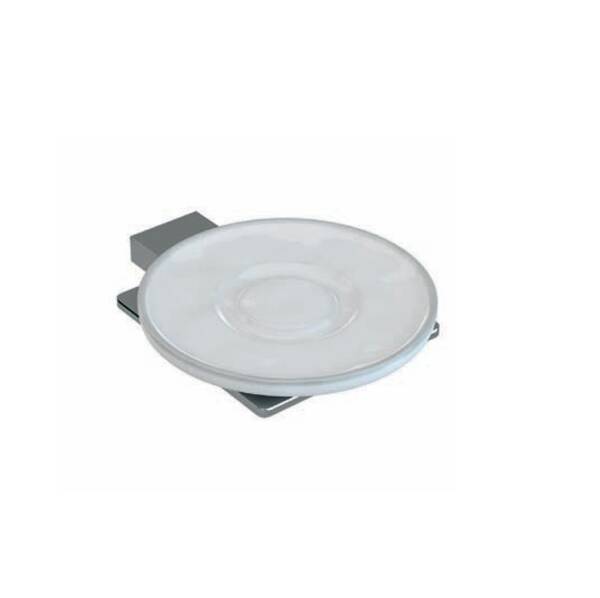 Defne Frezya Krom Porselen Katı Sabunluk (902 13) - 2