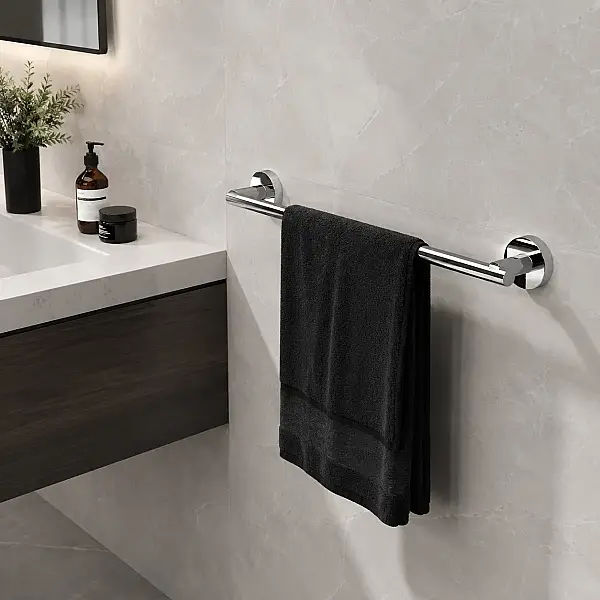 Defne Gardenya 35cm Uzun Havluluk Krom Renk (70135K) - 1