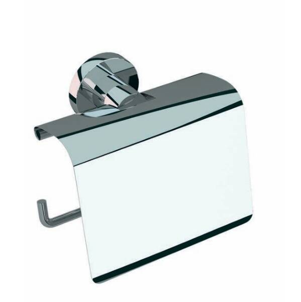 Defne Gardenya Kapaklı Tuvalet Kağıtlığı Krom (704 13) - (DEF291) - 2
