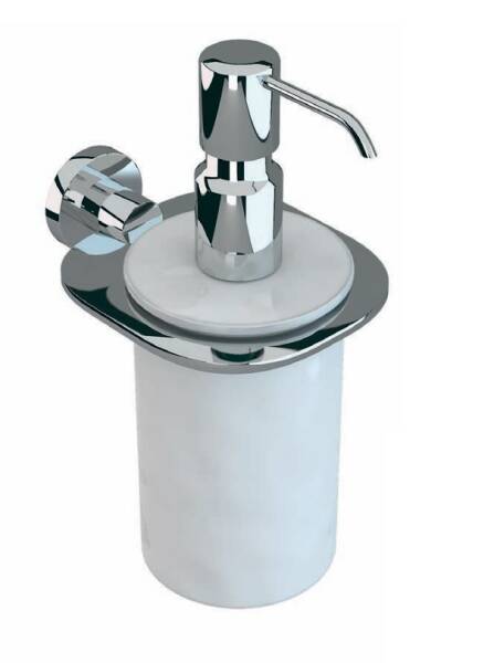 Defne Gardenya Krom Porselen Sıvı Sabunluk (702 53) - 2