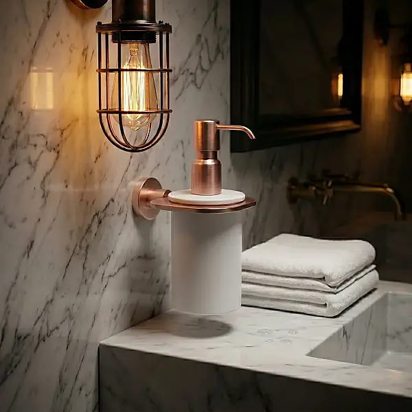 Defne Gardenya Sıvı Sabunluk Antik Bakır (702 53 B) - 1