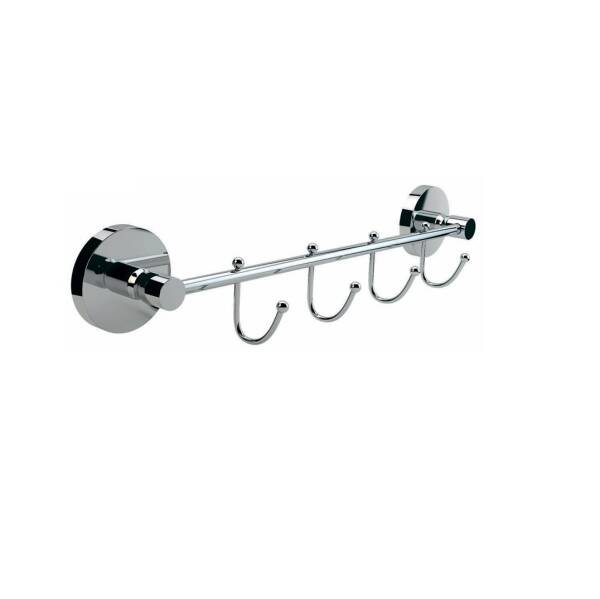 Defne Gül Krom 4'lü Kancalı Havluluk (200 40) - 1