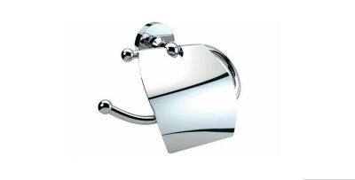 Defne Gül Krom Kapaklı Tuvalet Kağıtlık (204 60) - Defne Banyo (1)