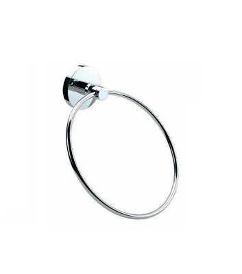 Defne Gül Yuvarlak Halka Havluluk Krom (203 10) - Defne Banyo
