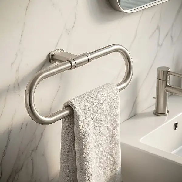 Defne Lotus Yuvarlak Havluluk Saten (803 10 ST) - 1