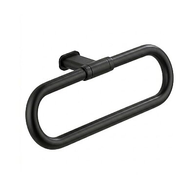 Defne Lotus Yuvarlak Havluluk Siyah (803 10 S) - Defne Banyo (1)