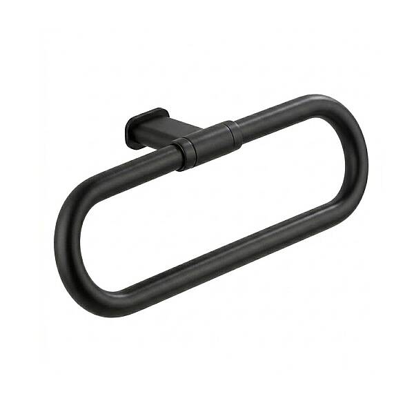 Defne Lotus Yuvarlak Havluluk Siyah (803 10 S) - 2