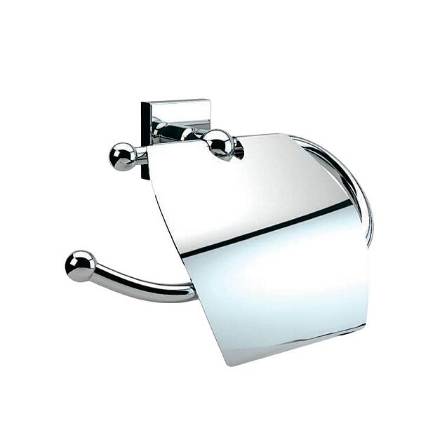 Defne Lüks Kapaklı Kağıtlık Krom (104 60) - 1