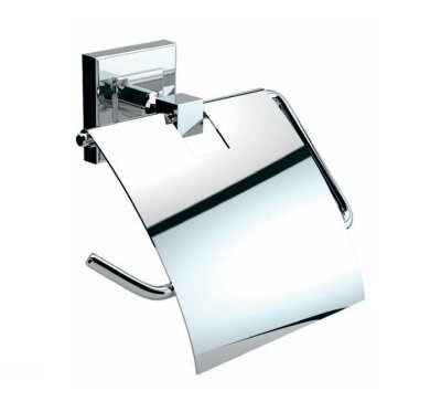 Defne Menekşe Krom Kapaklı Tuvalet Kağıtlığı (304 10) - Defne Banyo (1)