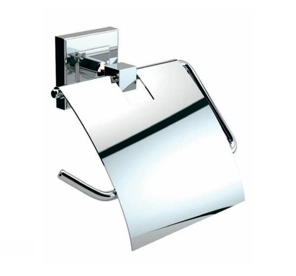 Defne Menekşe Krom Kapaklı Tuvalet Kağıtlığı (304 10) - 2