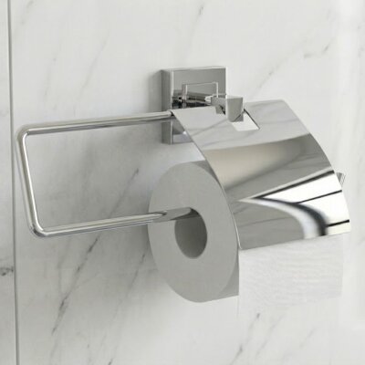 Defne Menekşe Kapaklı Krom Kağıt Havluluk (304 30) - Defne Banyo