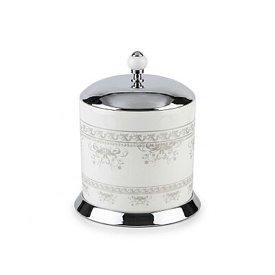 Defne Reyhan Set Üstü Çöp Kovası Krom (9560) - Defne Banyo