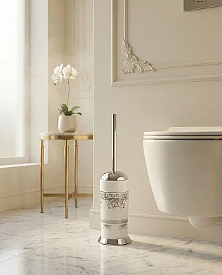 Defne Reyhan Set Üstü Klozet Fırçası Krom (9550) - 1