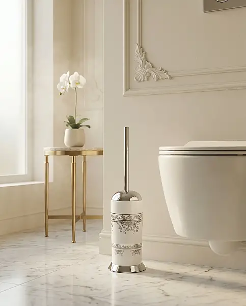 Defne Reyhan Set Üstü Klozet Fırçası Krom (9550) - 1