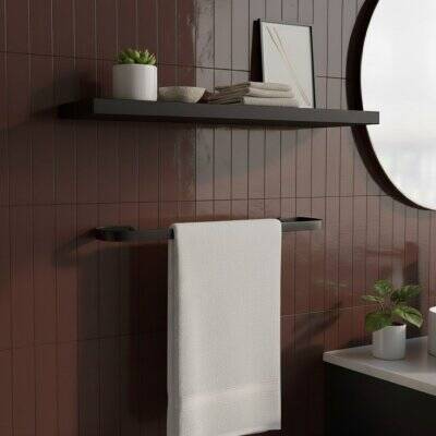 Defne Banyo Sarmaşık 50 Cm Uzun Havluluk Siyah Renk (101 55 S) - 1