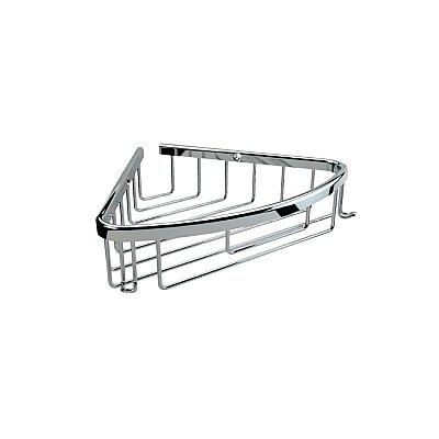 Defne Tekli Oval Şampuanlık Krom 22*22 cm (121 22) - Defne Banyo