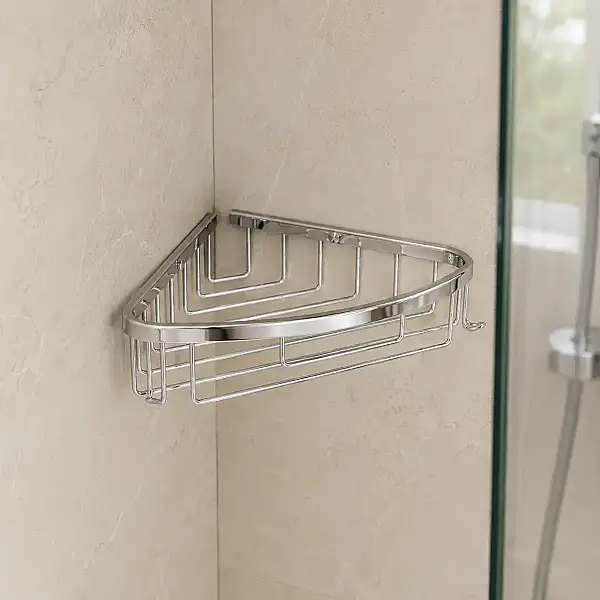 Defne Tekli Oval Şampuanlık Krom 22*22 cm (121 22) - 2