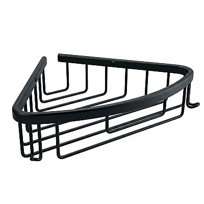 Defne Tekli Oval Şampuanlık Siyah (111 18 S) - Defne Banyo