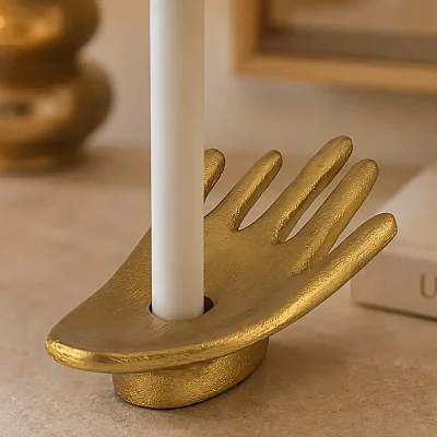Dekoratif El Mumluk Gold Renk 19*11*5 cm (AK.IU0376) - Vitale (1)