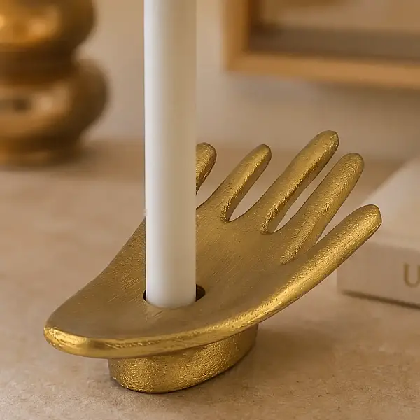 Dekoratif El Mumluk Gold Renk 19*11*5 cm (AK.IU0376) - 2