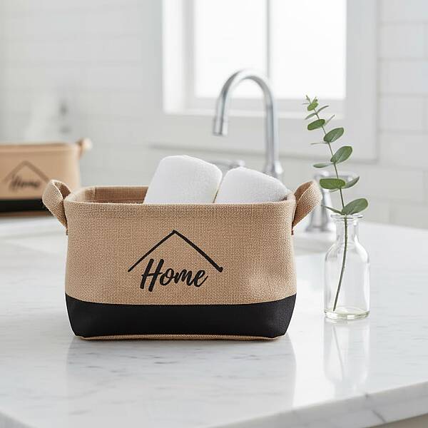 Home Dikdörtgen Jüt Düzenleyici Sepet (AMZ12) - 1