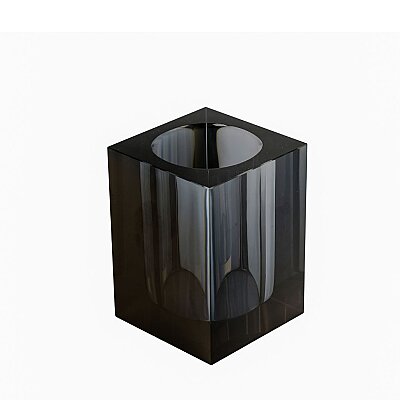 Vitale Banyo Diş Fırçalık Cam Gri (KBW30001) - Vitale Banyo