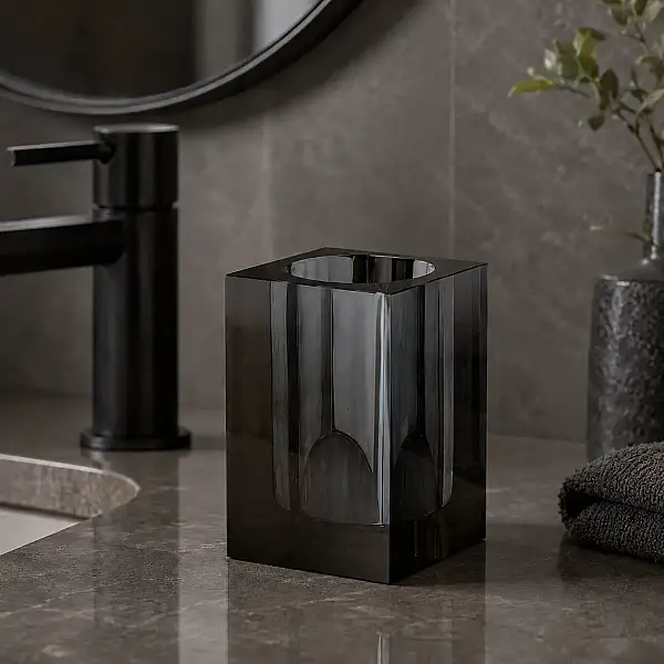 Vitale Banyo Diş Fırçalık Cam Gri (KBW30001) - 2