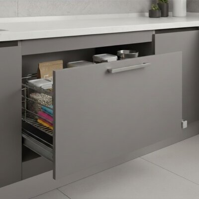 Domodek Teleskopik Raylı Frenli Çekmece Sepeti 50cm (63288) - Domodek