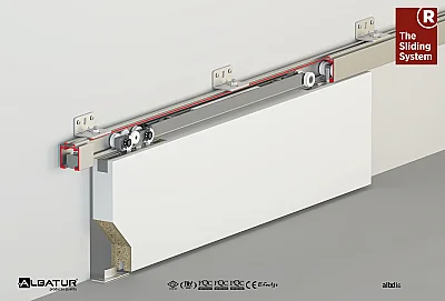 DoorSlide 9080 - 120 KG Çift Yöne Sürme Kapı Sistemi (120-9080-1410) - 4