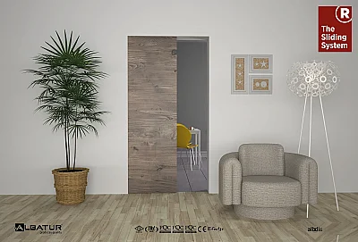 DoorSlide 9080 - 120 KG Çift Yöne Sürme Kapı Sistemi (120-9080-1410) - 1