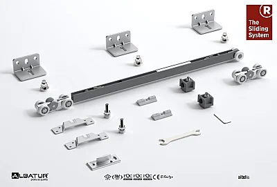 DoorSlide 9080 - 120 KG Çift Yöne Sürme Kapı Sistemi (120-9080-1410) - 3