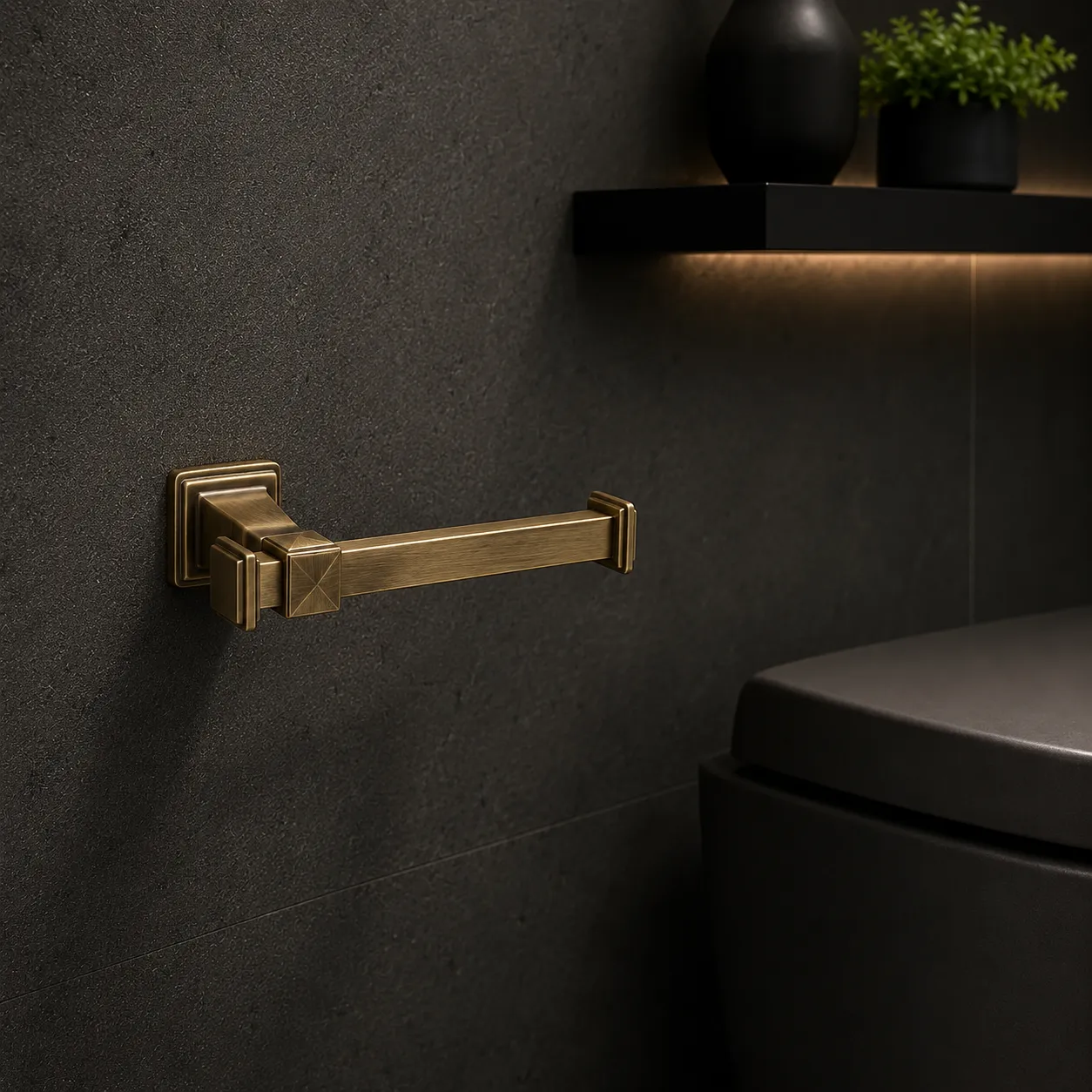 System Dorik Tuvalet Kağıtlığı Antik Renk (BA1036 002 ABM) - 1