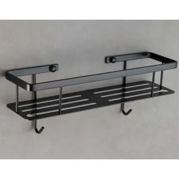 System Siyah Banyo Duş Raf Sistemi Siyah Renk (BA3016 043 AL6) - 2